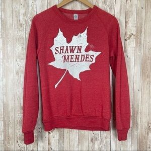 Shawn Mendes Long Sleeve Pullover Sweatshirt Size Small Women